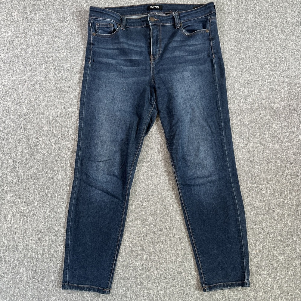 Buffalo David Bitton Aubrey High Rise Stretch Ankle Grazer Jeans Size 10